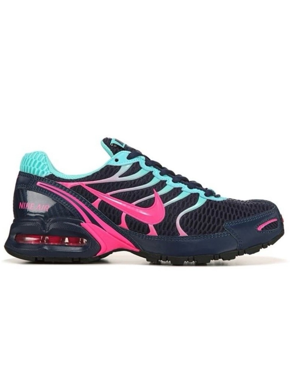 Nike Air Max Torch 4 Women's Sneakers Midnight Navy Pink Teal Size 6.5 Athletic